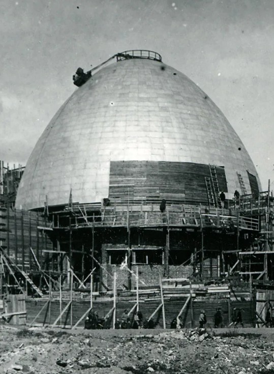 Строительство Московского планетария [1929]