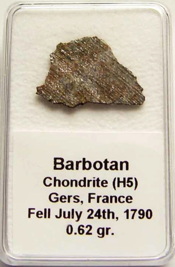 Фрагмент метеорита, упавшего в 1790 году