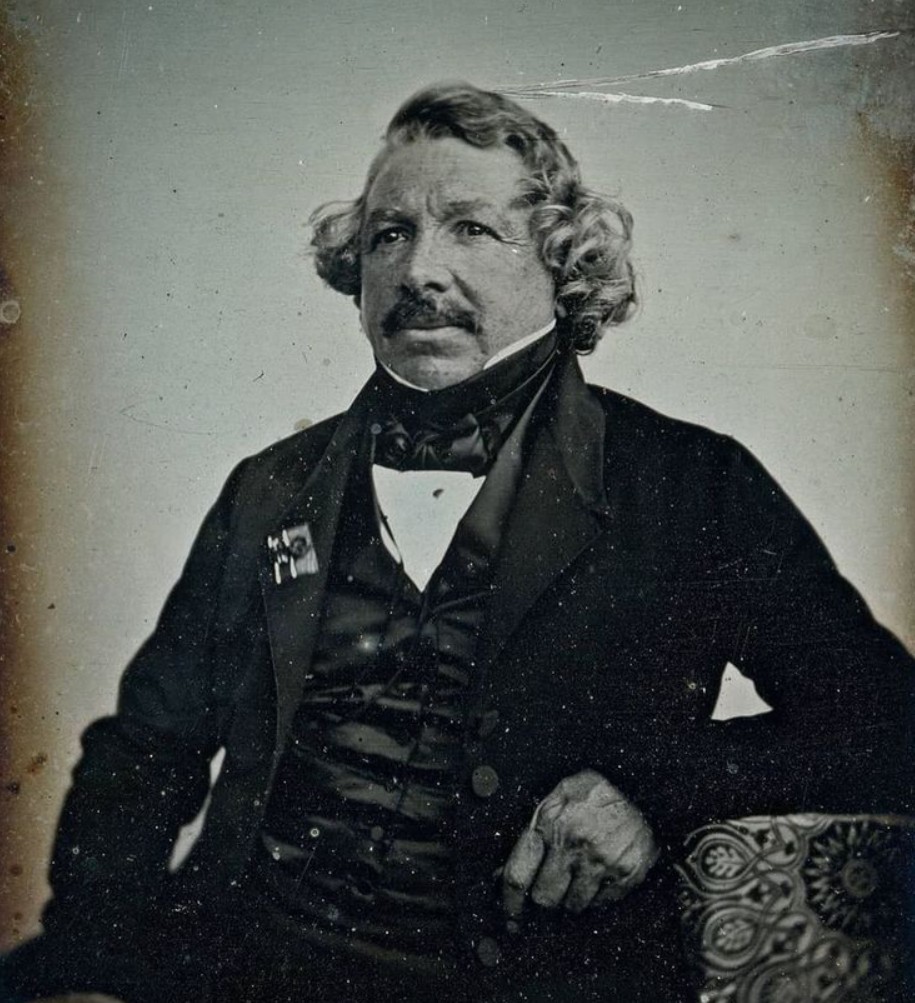 Луи Жак Манде Дагер [1787-1851]Дагеротипный портрет [1844]