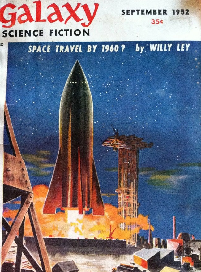 Журнал научной фантастики со статьей Вилли Лея [1952]